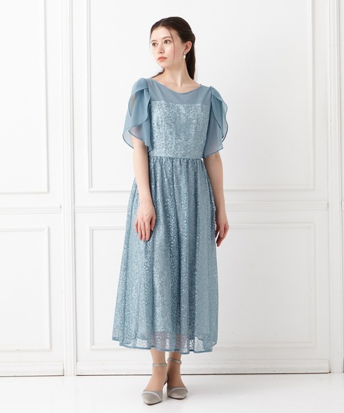 「AIMER」 半袖ワンピース MEDIUM ブラウン レディース_画像8