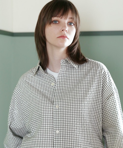 「ROCHEM」 長袖シャツ S ホワイト メンズ_画像4