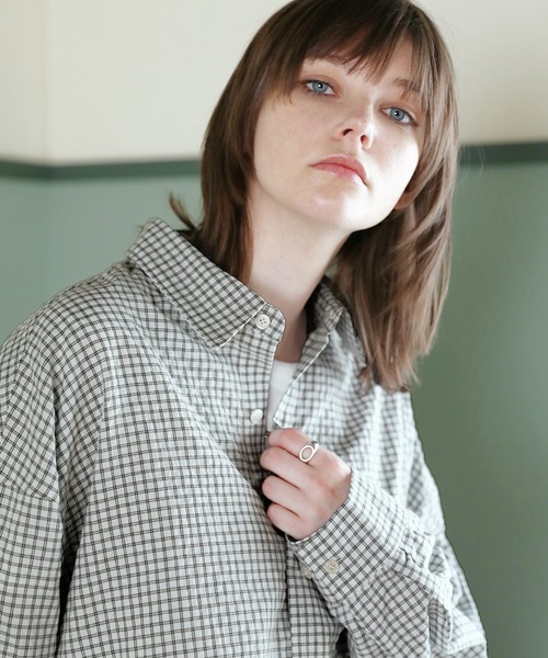 「ROCHEM」 長袖シャツ S ホワイト メンズ_画像5