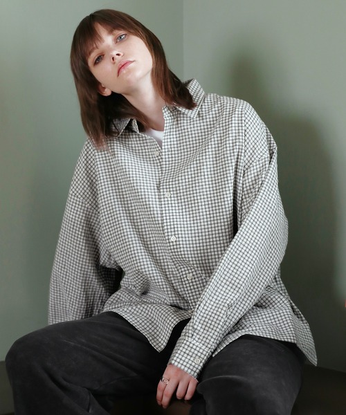 「ROCHEM」 長袖シャツ S ホワイト メンズ_画像9