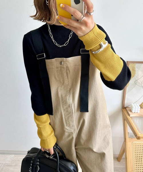 「NOAHL」 オーバーオール S ベージュ レディース_画像5