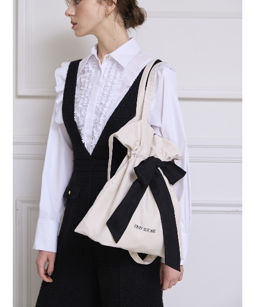 EIMY ISTOIRE（エイミーイストワール） トートバッグ EIMYロゴリボン