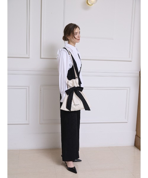 EIMY ISTOIRE（エイミーイストワール） トートバッグ EIMYロゴリボン