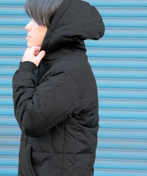 「TAION」 ダウンジャケット MEDIUM ネイビー メンズ_画像3