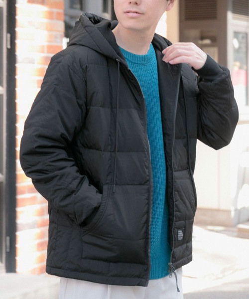 「TAION」 ダウンジャケット MEDIUM ネイビー メンズ_画像8