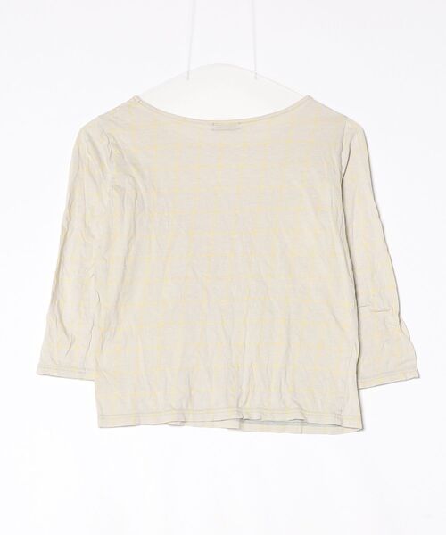 「Sally Scott」 7分袖カットソー M ベージュ レディース_画像2