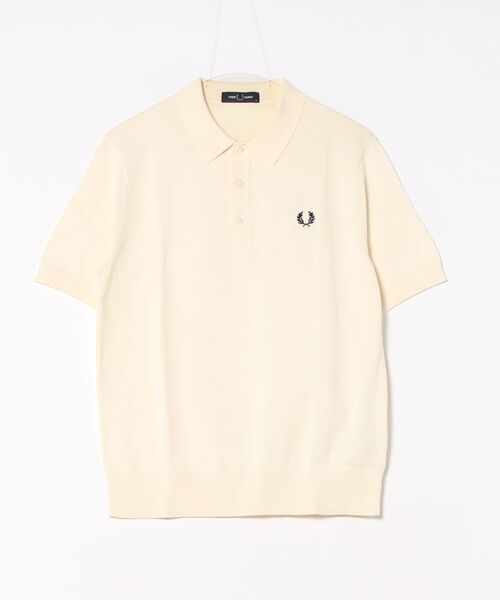 フレッドペリー 半袖ポロシャツ ベージュ FRED PERRY（フレッドペリー） 半袖ポロシャツ L ベージュ メンズ