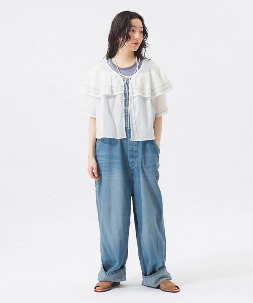 trepied ブラウス シャツ 半袖 「8/6再値下げ」「別注」trepied
