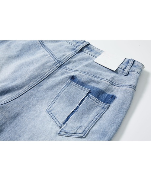 「EKCOOKIES」 デニムパンツ S インディゴブルー レディース_画像5