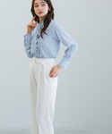 uvカット ワイドパンツ パンツ 「 サッシュ...の詳細画像5
