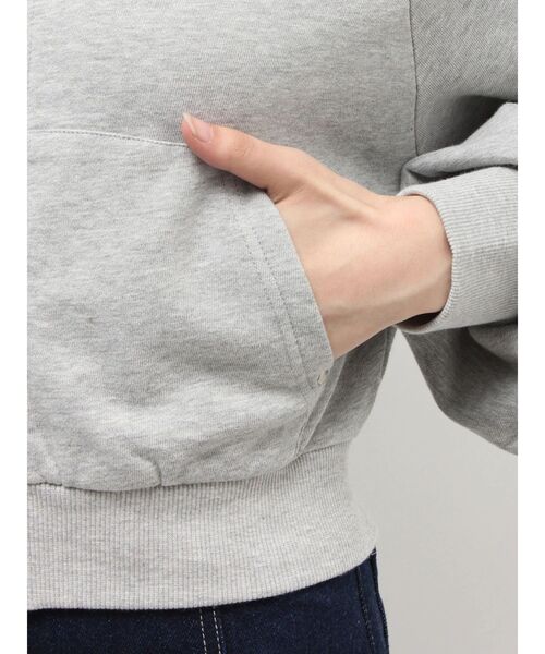 ごっち出品 ♡EVRIS♡ ショルダーオープンスウェットＨＯＯＤＩＥ EVRIS（エヴリス） トレーナー スウェット フロントジップオフショル