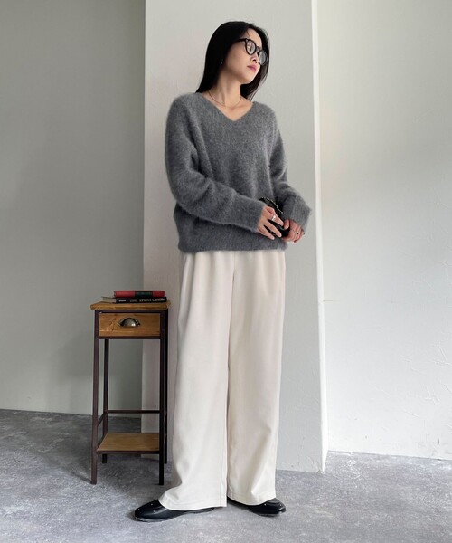 「fredy emue」 イージーパンツ 36 ブラック レディース_画像5