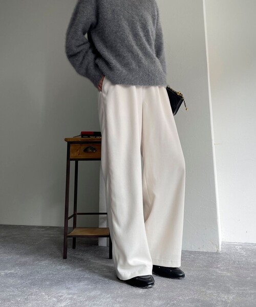 「fredy emue」 イージーパンツ 36 ブラック レディース_画像6