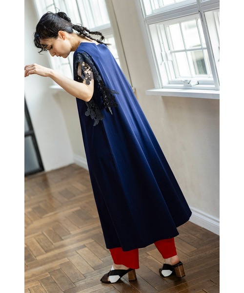 「OSMOSIS」 イージーパンツ ONE SIZE パープル レディース_画像7