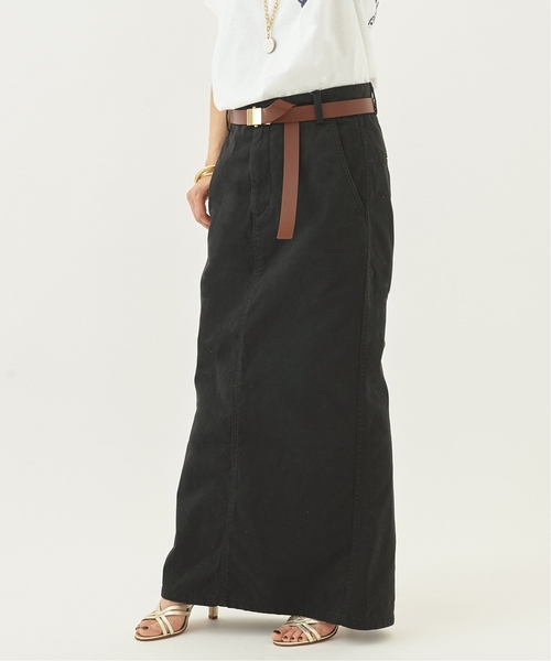 「Plage」 デニムスカート 36 グリーン レディース_画像6