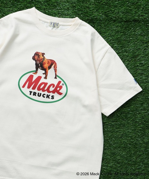 tシャツ TES x MACK TRUCKS COLLABORATION TEE Type-A / マックトラックスコラボTシャツ メンズ レディースの画像