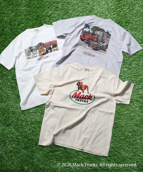 tシャツ TES x MACK TRUCKS COLLABORATION TEE Type-A / マックトラックスコラボTシャツ メンズ レディースの画像