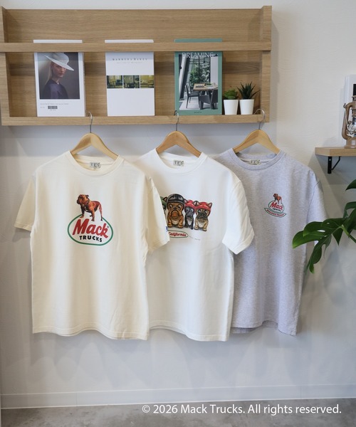 tシャツ TES x MACK TRUCKS COLLABORATION TEE Type-A / マックトラックスコラボTシャツ メンズ レディースの画像