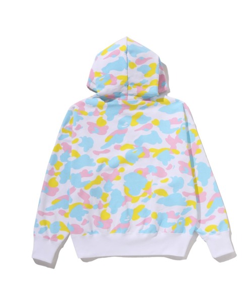 パーカー NEW MULTI CAMO LOGO OVERSIZED PULLOVER HOODIE レディースの画像
