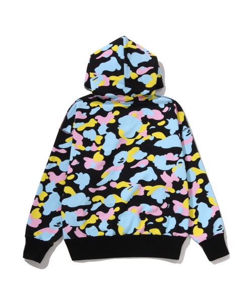 パーカー NEW MULTI CAMO LOGO OVERSIZED PULLOVER HOODIE レディースの画像