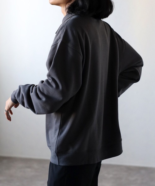 「U.S. POLO ASSN.」 スウェットカットソー L ブラック メンズ_画像4