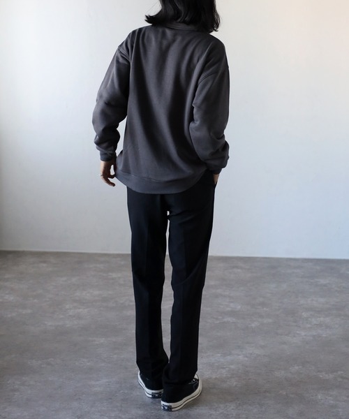 「U.S. POLO ASSN.」 スウェットカットソー L ブラック メンズ_画像8