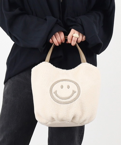 「COOCO」 ハンドバッグ 9 オフホワイト レディース_画像6
