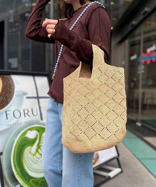 塩のブラウンカゴバック！ NOLLEY'S（ノーリーズ） かごバッグ カゴバッグ 「IVAHONA/イバオナ