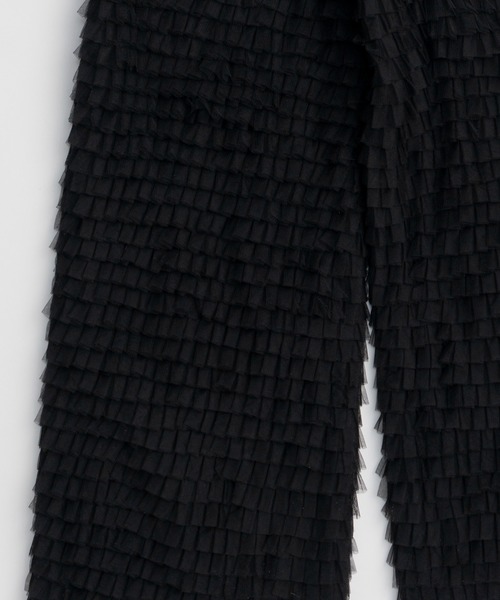 ワイドパンツ パンツ Tulle Tiered Easy Pants/チュールティアードイージーパンツ レディースの画像