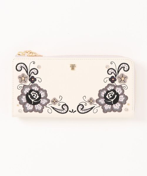 ANNA SUI（アナスイ） 財布 ララ Lファスナー長財布 レディース