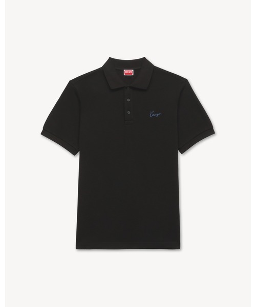 ポロシャツ 'KENZO Signature' エンブロイダリー スリム ポロ イン コットン メンズ_5