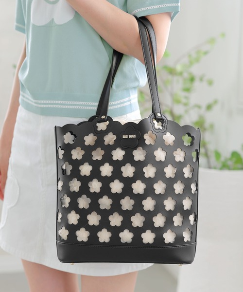 トートバッグ マリークワント mary quant パンチングデイジー トート レディースの画像