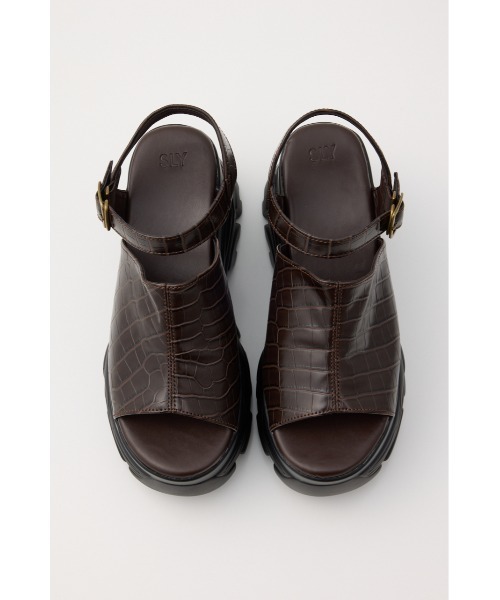 SLY（スライ） 厚底 サンダル CHUNKY SNEAKER SOLE SANDAL チャンキー