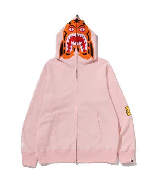 bape ピンク パーカー M A BATHING APE（アベイシングエイプ） ジップアップパーカー MEDIUM