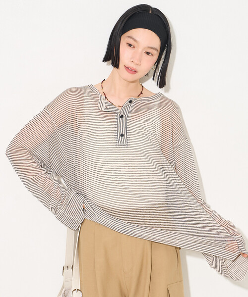 FREAK'S STORE（フリークスストア） tシャツ ヘンリーシアーボーダー