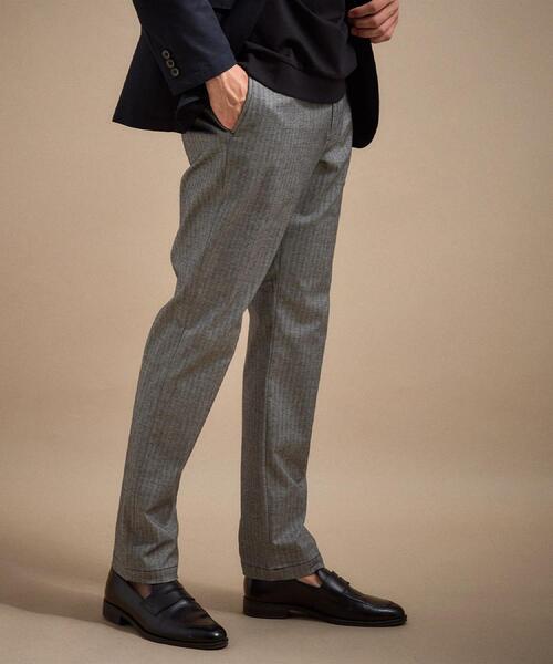 60's Saxon 42TALON 総柄 織り柄 タック スラックスパンツ TAKEO KIKUCHI（タケオキクチ） スラックス 「銘品」播州織り