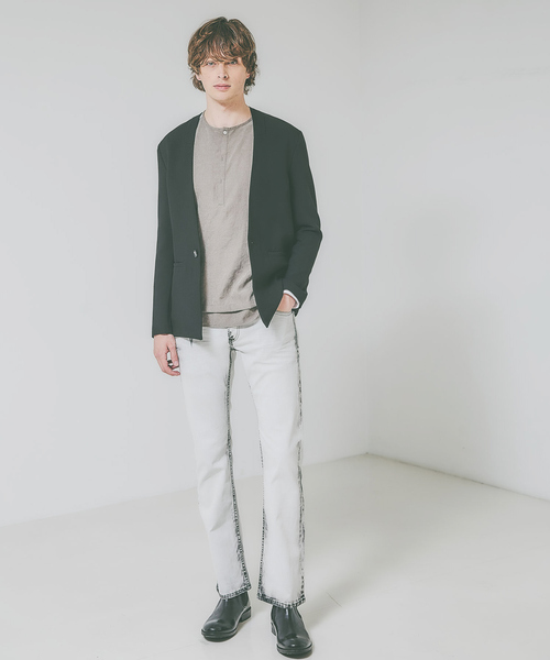 「5351 POUR LES HOMMES」 長袖Tシャツ 46 ブラック メンズ_画像2