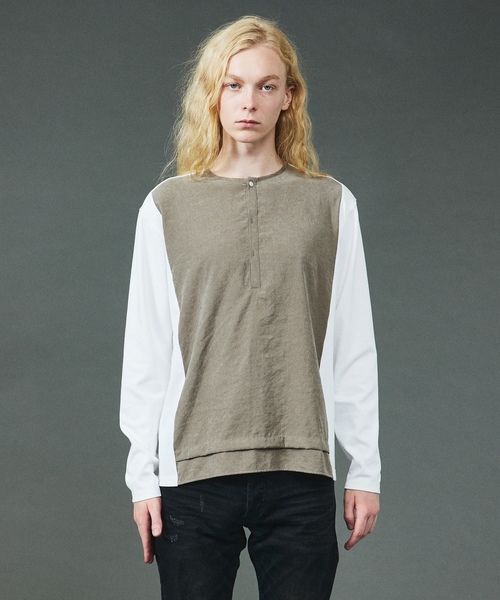 「5351 POUR LES HOMMES」 長袖Tシャツ 46 ブラック メンズ_画像3