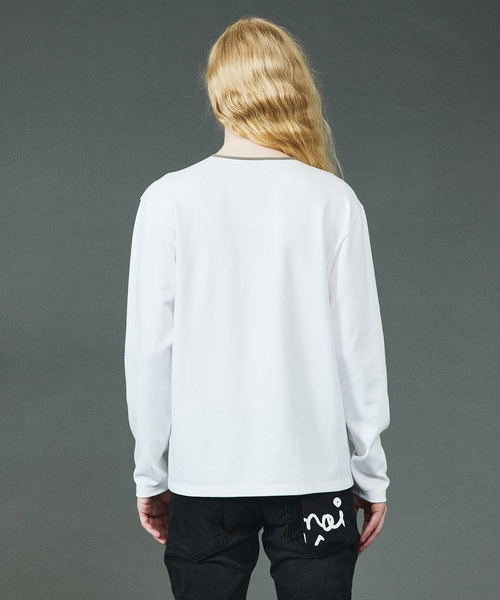 「5351 POUR LES HOMMES」 長袖Tシャツ 46 ブラック メンズ_画像5