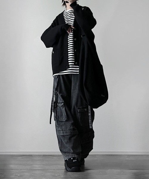 「ADRER」 デニムパンツ SMALL ブルー メンズ_画像3
