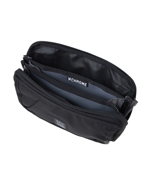 文房具 「 CHROME / クローム 」TRIPLE PEN CASE BK_BLACK / トリプル ペン ケース ブラック 筆箱 大容量 | CHROME | 03