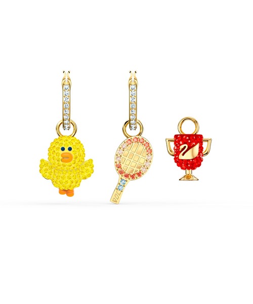 輝く高品質な ピアス スワロフスキー Line Friends Tennis ピアス ゴールドトーン コーティング Zozotown Paypayモール店 通販 Paypayモール 週間ランキング１位獲得 Www Skylanceronline Com