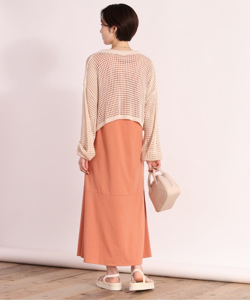 cepo（セポ） ワンピース 夏 「SET ITEM」2WAYメッシュカーディガン＋