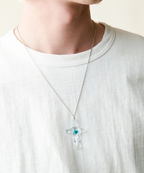 rehacer（レアセル） ネックレス : Melted Flowercross Necklace 