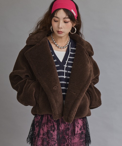 bohmal（ボマール） コート アウター テディベアショートコート