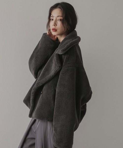 rectangle（レクタングル） コート アウター テディベアショートコート