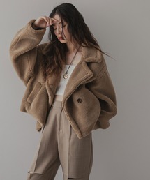 【Maiiiii】レクタングル　テディベアコート rectangle（レクタングル） コート アウター テディベアショートコート
