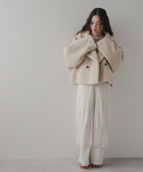 rectangle（レクタングル） コート アウター テディベアショートコート