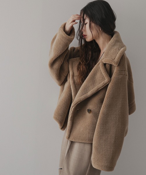 rectangle（レクタングル） コート アウター テディベアショートコート