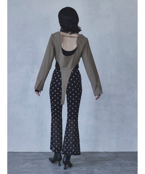 SORIN パンツ SWAN LAKE Flare Pants レディース : ZOZOTOWN